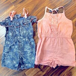 Tommy Bahama Toddler 2 piece Romper Set- Size 4T.